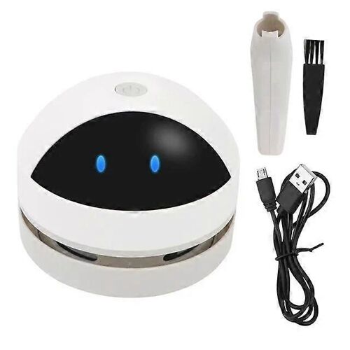 Convient pour le bureau avec brosse propre pour table de bureau à domicile, balayeuse, mini aspirateur de bureau, chargement USB, nettoyage de la poussière