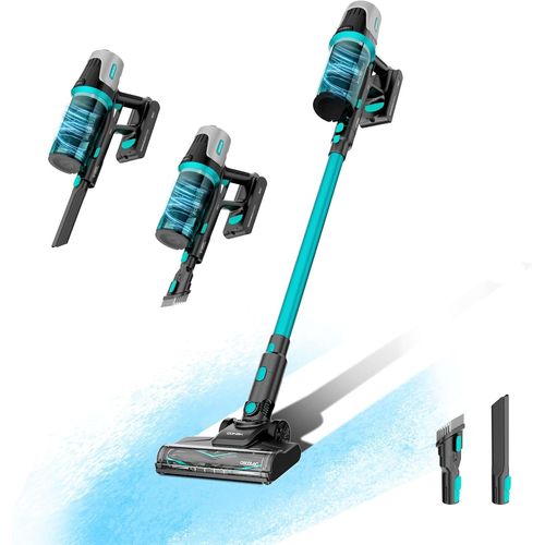 Aspirateur Balai Sans Fil Conga Rockstar 1500 Horizon Genesis Xl. 215W De Puissance Totale,Autonomie De 45',Brosse Mixte,2 Modes D'Aspiration,Système Parallel Cyclone,Réservoir De 600Ml.