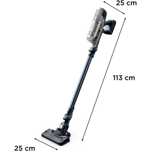 SUBZONAL-X-Pert 6.60 Aspirateur Balai sans fil, Léger, Puissance 100W, Autonomie 45min, Efficace sur tous Types de Sols, LED RH6836EO, Gris