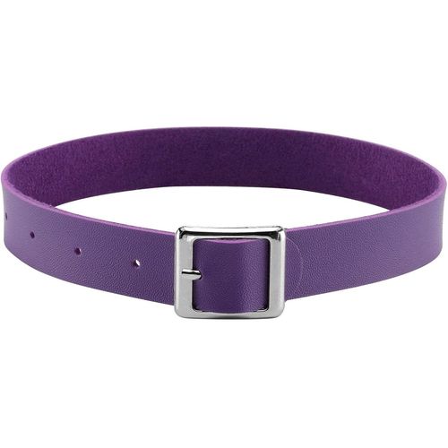 Cauc-Punk Classique En Cuir Pu Tour De Cou Boucle Réglable Collier Collier Pour Femmes Hommes