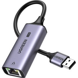 KYAOAYO-2.5G Adaptateur Usb 3.0 Vers Rj45 Ethernet Réseau 2500 Mbps Lan Plug Play Sous Windows 11 Macos Compatible Avec Pc Orditateur Portable Laptop Switch