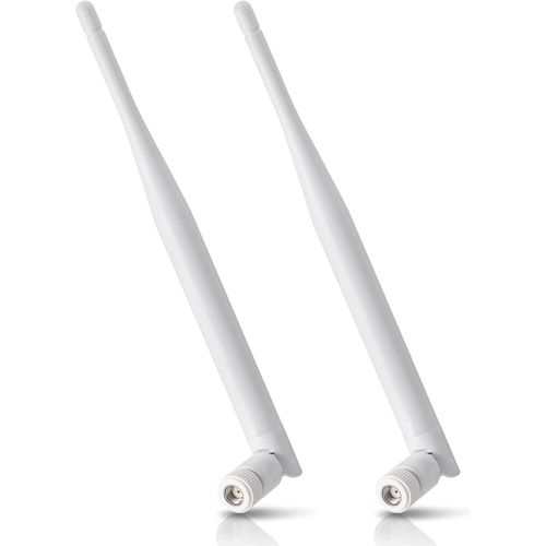 SUBZONAL-Antenne WiFi Double Bande 2.4G/5.8G 6dBi Antenne RPSMA Caméra de sécurité pour récepteur Audio vidéo AV sans Fil Extendeur Routeur réseau Passerelle IoT WiFi AP Hotspot Modem