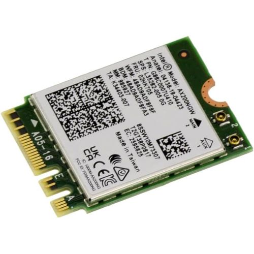 GUJL-Carte Contrôleur Réseau M2 M.2 Ngff E A Key Wifi 6 Ieee 802.11Ax Et Bluetooth 5.1 Avec Chipset Intel Ax200 Ngw