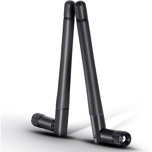 SUBZONAL-Antenne WiFi 2.4G/5G Dualband Antenne WiFi MIMO RP SMA Antenne WLAN 2 pièces pour Carte WiFi Cartes PCI WLAN Routeur sans Fil Bluetooth Multi-Way