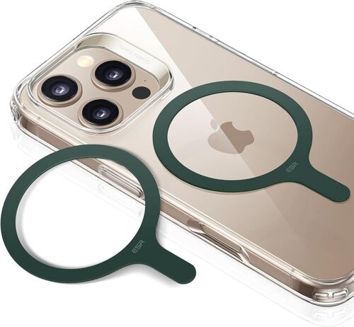 pour Anneau Magnétique Compatible avec MagSafe,Lot de 2 Anneaux Métalliques Autocollant Telephone Universel,pour iPhone 16/16e/15/14/13/12/11/X,Galaxy S24/S23/S22/S21/S20/S10 et Plus,Vert