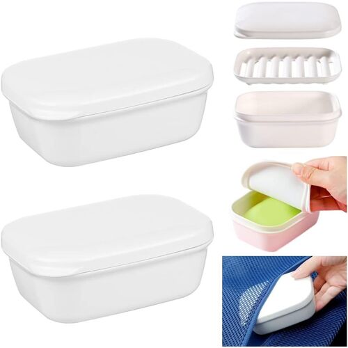 Boîtes à savon,Boîte de rangement de savon de voyage portable,Matériau PP de protection de l'environnement à séchage,Rapide adapté à La maison,à la Salle de Bain,à la Randonnée,aux Voyages.[L9]