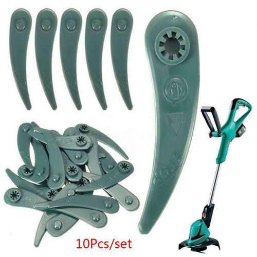 Lot de 10 lames de rechange pour tondeuse à gazon ART 23-18 Li-Green