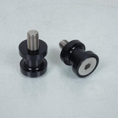 Paire De Diabolos Pions Noir M10 R&g Pour Moto Kawasaki 650 Er6-F 2007 Pb0m10bk