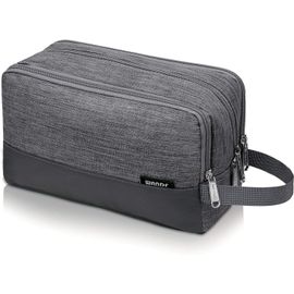 nzqaf-Trousse de Toilette Homme Sac de Toilette Accessoires de Voyage Trousse Maquillage Femme Organisateurs de Toilettes(A - Denim Grey)