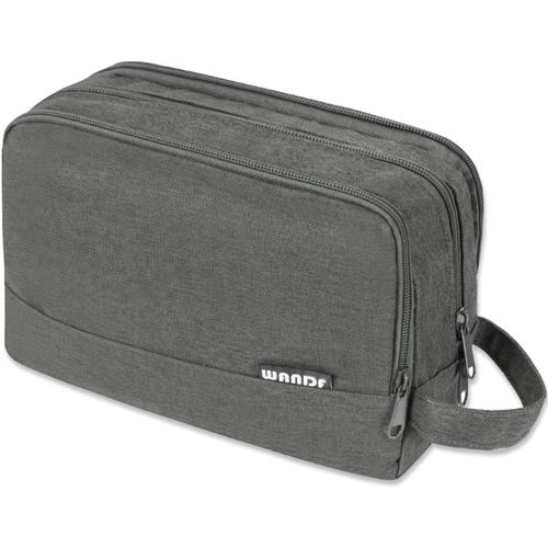 KALANKA-Trousse de Toilette Sac à Dos pour Homme Trousse de Toilette pour Femme et Homme de qualité Premium (A-Denim Pure Grey)
