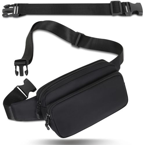 ASFASFq-IHIGOGOFA Sac Banane Taille Homme Femme Ville Sacs Banane Unisexe avec Ceinture allongée de 30 cm Ceinture réglable pour la randonnée d'entraînement en Plein air