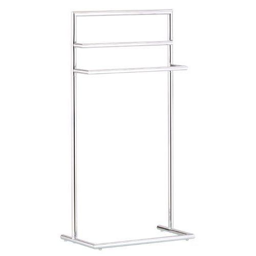 Porte-serviettes - ZELLER - 18424 - Chromé - 43,5 x 23 x 18 cm - Contemporain