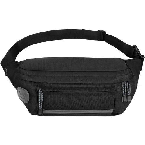 Kalanka-Sacs Banane Ville De Sport Pour Rrandonnée, Running, Camping, Cyclisme Et Escalade - Homme Et Femme (Noir Et Gris)