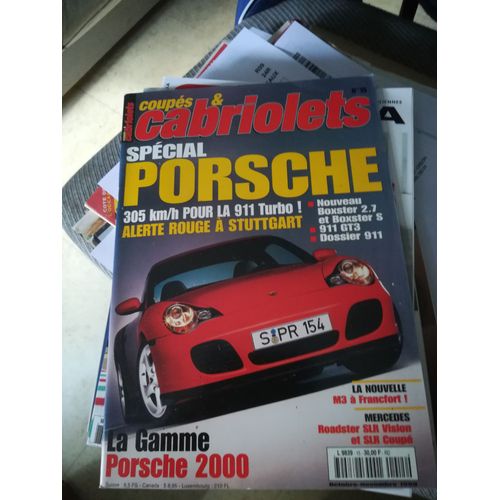 Coupes Et Cabriolets 15 1999 Porsche 911 Carrera,911 Turbo,Mercedes Roadster Slr Vision,Porsche Boxster S,911 Gt3