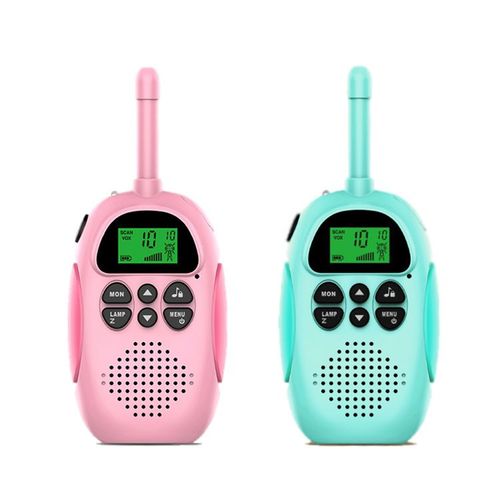 Lot de 2 mini talkies-walkies portables 3 km Clear Talk - Talk DJ100 Parent - Chi