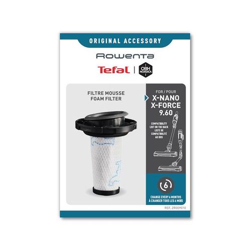 Filtre mousse separateur ZR009010 pour Aspirateur ROWENTA , X-FORCE FLEX 9.60