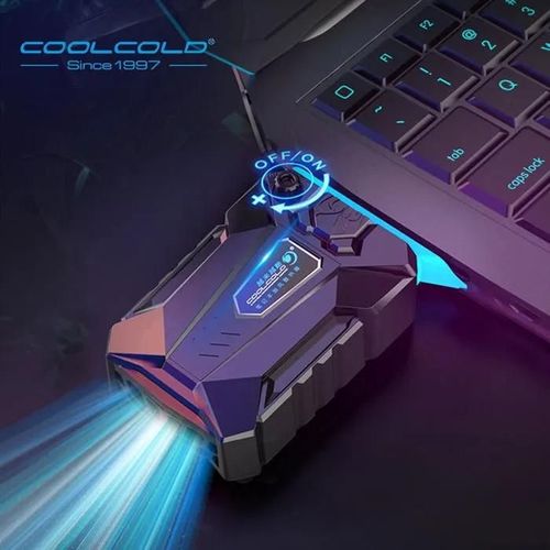 COOLCOLD ¿ Refroidisseur externe pour ordinateur portable - ventilateur-extracteur USB pour refroidissement de PC