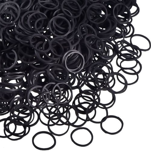 1000 Mini Élastiques Souples Pour Tresses De Cheveux Pour Enfants