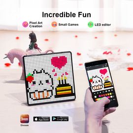 cadre Photo numérique Pixoo Max avec écran LED Programmable,32x32 pixels,cadeau de noël,décoration lumineuse pour la maison - Type Pixoo Max