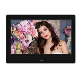 Cadre photo numérique LED HD,lecteur de film MP3 MP4,prise en charge USB,carte MMC,SD,MS,réveil avec télécommande,cadeau,7 "",800x480 - Type Black