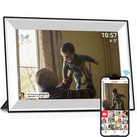 Cadre Photo numérique WiFi Frameo 10.1 pouces,cadre Photo numérique intelligent Cloud HD 1280*800IPS,stockage de 32 go,écran tactile,rotation automatique - Type 32GB Frameo
