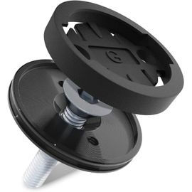 Support Gps Vélo - Fixation Aero Frontale Réglable Pour Compteur Vélo - Support De Potence Guidon - 25mm 32mm 35mm - Noir