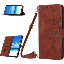 KAL-Coque Pour Samsung Galaxy S22 Ultra, Etui En Cuir Pu Portefeuille Antichoc Flip Pour Samsung S22 Ultra Avec Lanière [Fentes De Cartes] [Fonction Support] [Fermeture Magnétique] - Marron