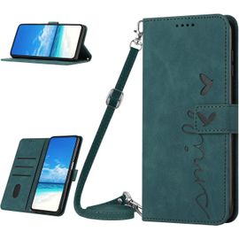 Kal-Coque Pour Iphone 15 Plus (6,7 Pouce), Etui En Cuir Pu Portefeuille Antichoc Flip Pour Iphone 15 Plus Avec Lanière [Fentes De Cartes] [Fonction Support] [Fermeture Magnétique] - Vert