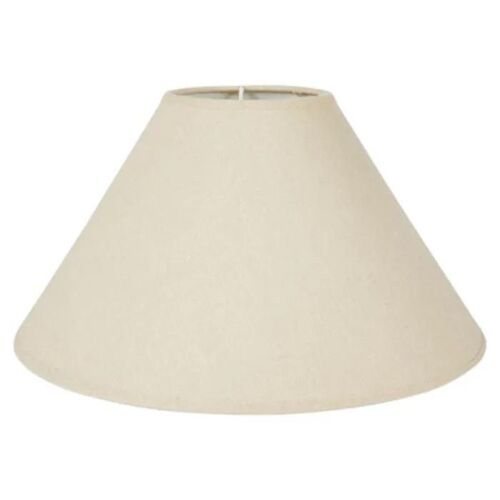 Abat-jour - Rond - Beige - Pour lampe - Base 30 cm - Culot E27 avec réducteur