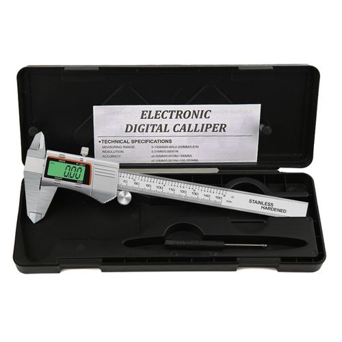 Pied à coulisse numérique rétro4.2,acier inoxydable,métal,écran LCD 6 "",pied à coulisse électronique,jauge d'outil de mesure,150mm - Type Caliper with box