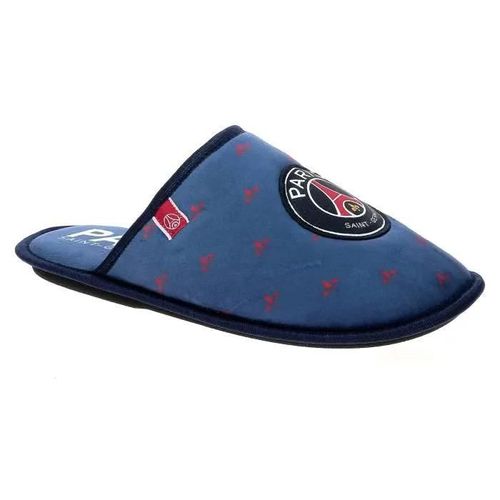 45 - Chaussons Psg - Paris Saint Germain - Homme - Polyester - Bleu - Marine