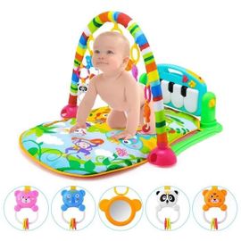Tapis de fitness pour bébé - Fitness Jouet piano - Expérience bébé - Tapis de jeu avec Musique et lumières