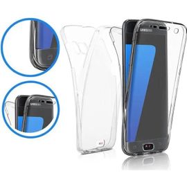 Samsung Galaxy S7 - Nouvelle Silicone Anti-Chocs, Samsung Galaxy S7 Coque Silicone Gel Integral  Fine, Souple, Transparente, Antidér