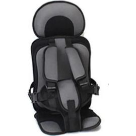 Breeze-Enfant Siège Auto Siège De Voiture Pour Enfants De 3-12 Ans Gris Fonce+Noir