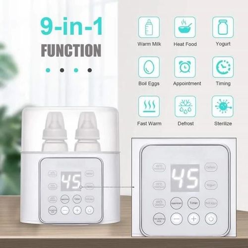 Acelife Chauffe Biberon 9 En 1 Pour Bébé Rapide Sans Bpa Avec Contrôle Précis De La Température Lait Maternel
