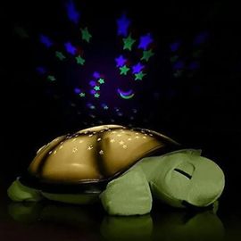 Veilleuse Projecteur Bébé - Sensbun - Tortue Musicale - Led Lumière Nuit Enfant Fille Garçons - Vert