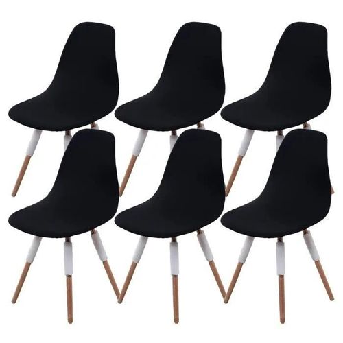 Housse De Chaise Scandinave Extensible Housses Chaise De Salle À Manger Scandinave 6 Pièces Couvre Chaise Scandinave Pour Salon