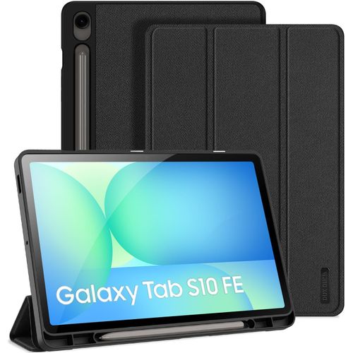 Coque Pour Samsung Galaxy Tab S10+ Plus/ S9+ Plus / S9 Fe+ Plus 12,4"" Avec Porte-Stylet, Étui Housse De Protection Antichoc Avec Fonction De Veille/Réveil Auto, Noir