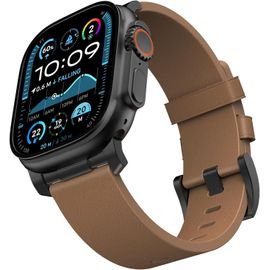 Letnerny-Bracelet En Cuir Compatible Avec Apple Watch Ultra 2/Ultra 49mm,S10 46mm,9/8/7 45mm,Se2/Se/6/5/4 44mm,3/2/1 42mm, Bracelet De Remplacement En Cuir Large De 26mm