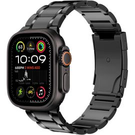 Letnerny-Bracelet En Titane Compatible Avec Apple Watch Ultra 2 49mm 46mm 45mm 44mm 42mm, Bracelet De Remplacement En Métal Avec Boucle Déployante Pour Iwatch Ultra Se 2 Se Series 10 9 8 7 6 5 4 3 2
