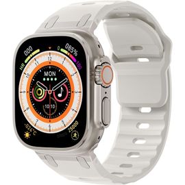 Letnerny-Bracelet Robuste Pour Apple Watch Ultra 2 Ultra 49 Mm, 26 Mm De Large, Bracelet De Sport En Silicone Épais Avec Adaptateur Mécanique En Métal Pour Iwatch Series 10 46 Mm Series 9 8 7 45 Mm S