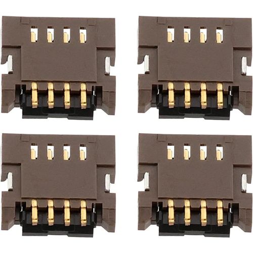 Letnerny-4pcs Clip De Connecteur De Câble P6 À 4 Broches Compatible Avec Nintendo Ds Lite Connecteur P6 De La Carte Mère De L'écran Tactile Compatible Avec Nds Lite Écran Tactile