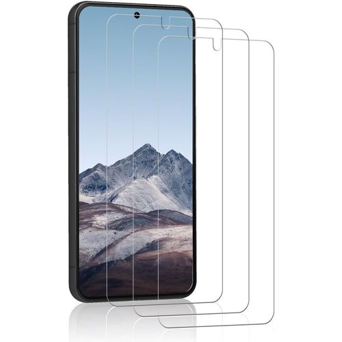 Verre Trempé Pour Samsung Galaxy S21 Plus, Haut Définition Protection Écran, 3 Pièces Vitre Protection De Anti Rayures, Anti-Empreintess, Dureté 9h, Sensible Au Toucher