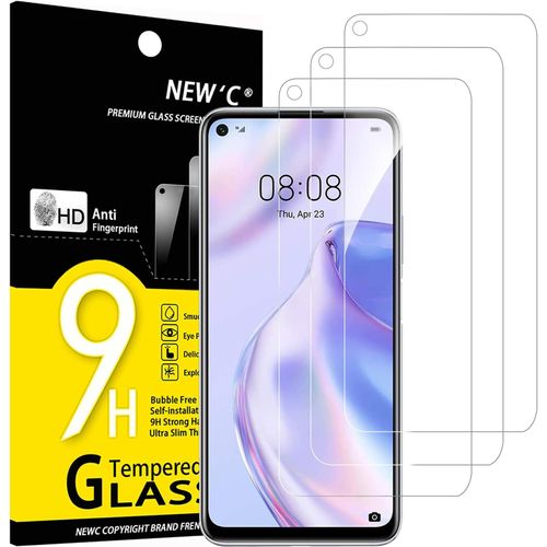 Hshi-Lot De 3,Verre Trempé Pour Huawei P40 Lite 5g,[Non Pour Huawei P40 Lite 4g] Film Protection Écran Efficace Contre Les Rayures-Ultra Résistant (0,33mm Hd Ultra Transparent) Dureté 9h Glass