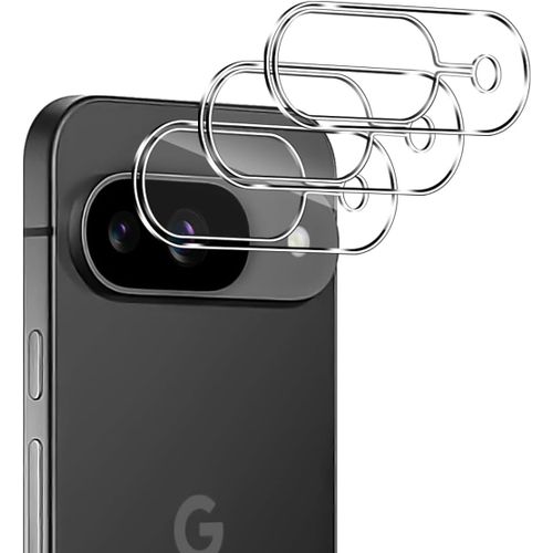 Pour Google Pixel 9 Protection Caméra, 3 Pièces 9h Dureté Hd Arrière Caméra Verre Trempé, Sans Bulle Anti-Rayures Protecteur D'écran - Transparent