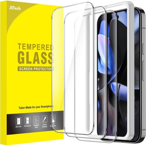 Ersan-Protection D'écran Pour Google Pixel 10/10 Pro / 9/9 Pro, Film En Verre Trempé Avec Outil D'installation Facile, Compatible Avec Les Empreintes Digitales, Hd Clair, Lot De 3