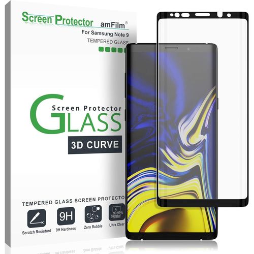 JGD-Verre Trempé pour Galaxy Note 9, Couverture Complète Film Protection écran pour Samsung Galaxy Note 9 (Noir)