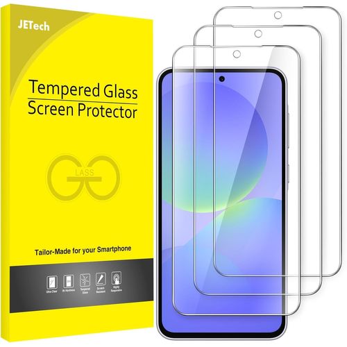 JGD-Protection D'écran pour Samsung Galaxy A36 5G, Film en Verre Trempé 9H, Anti-Rayures, Transparente HD, Lot de 3