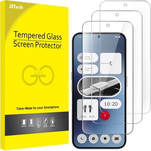 TRAHOO-Protection D'écran pour Nothing Phone 2a / 2a Plus 6,7 Pouces, Film en Verre Trempé 9H, Anti-Rayures, HD Clair, Lot de 3