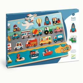 Puzzle En Bois Puzzlo Vroom